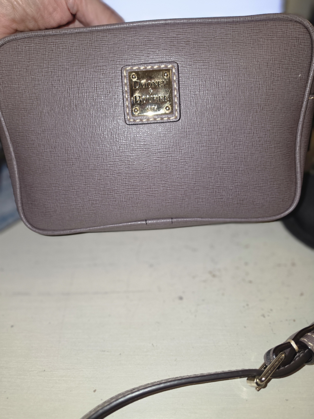 Dooney & Bourke Taupe Crossbody Bag